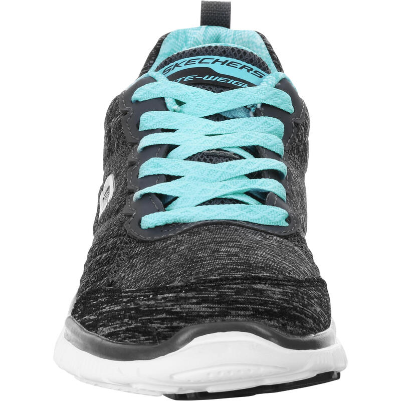 Chaussures marche sportive femme Flex Apeal gris / turquoise