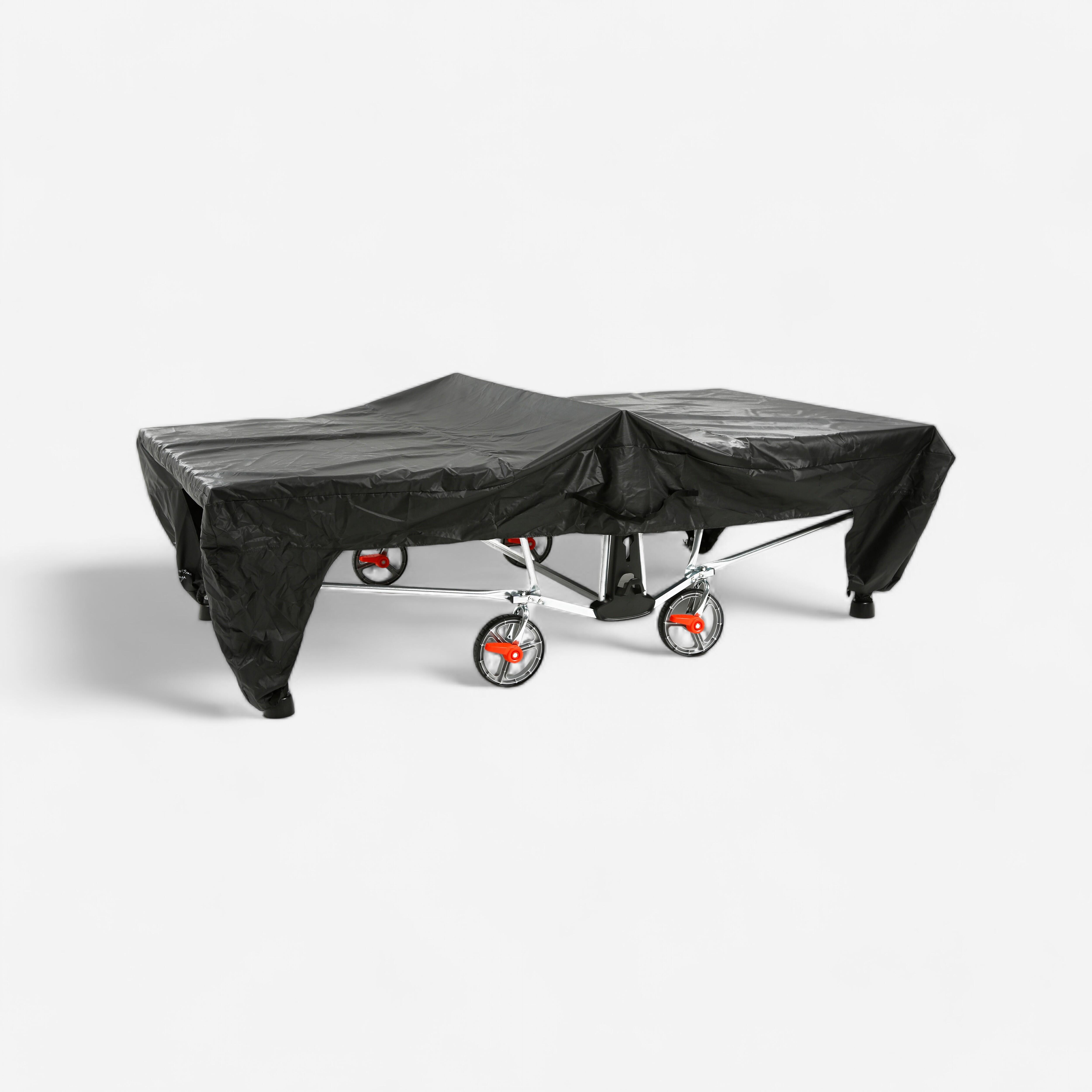 Housse De Table De Ping Pong Pour Table Ouverte Noire Pongori Decathlon