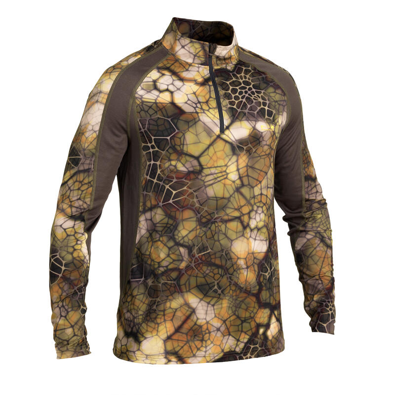 Hunting Silent Breathable Long Sleeve T-shirt 500 - Furtiv