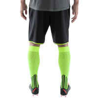 F500 Adult Football Shorts - Black/Yellow