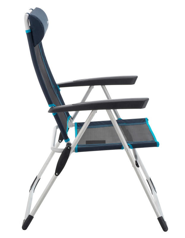 Camping Chair (Foldable) Comfort Reclining - Blue