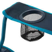 كرسي قابل للطي لأغراض التخييم والتجول - أزرق 