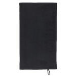 Small Cotton Fitness Towel - Black