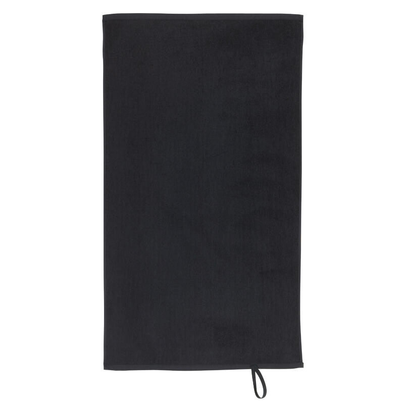 Serviette petite fitness coton noir