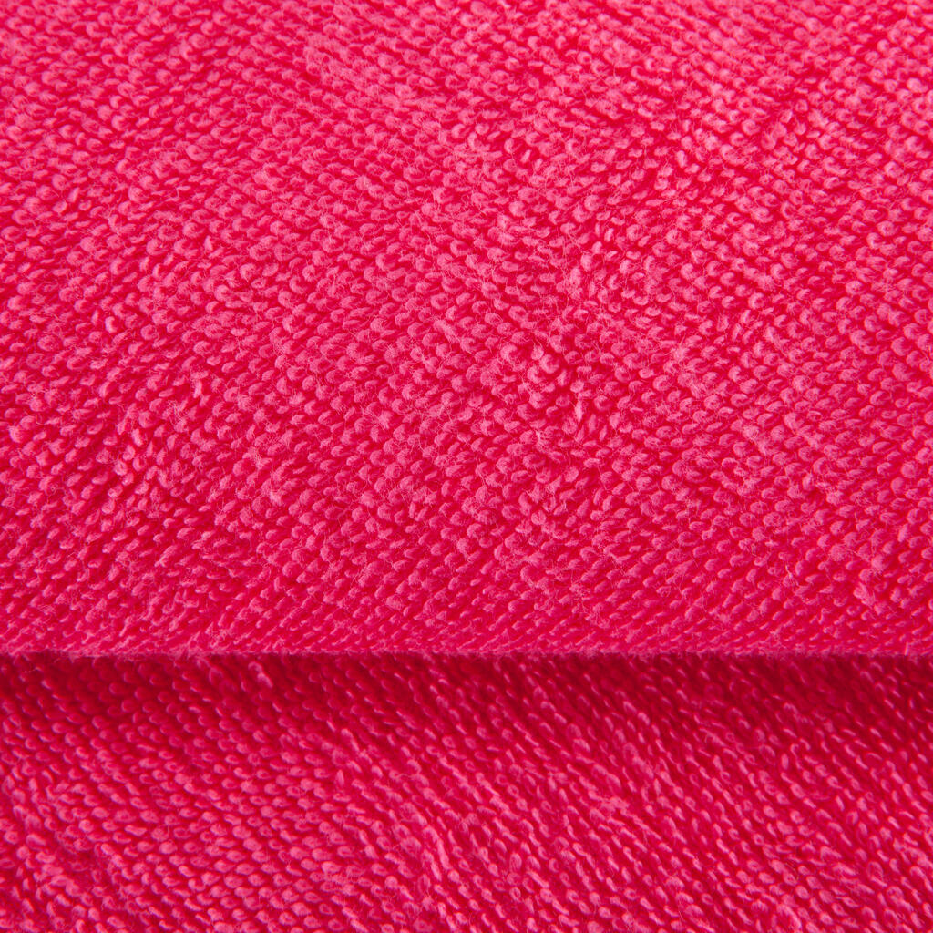 Fitness-Handtuch groß Baumwolle rosa