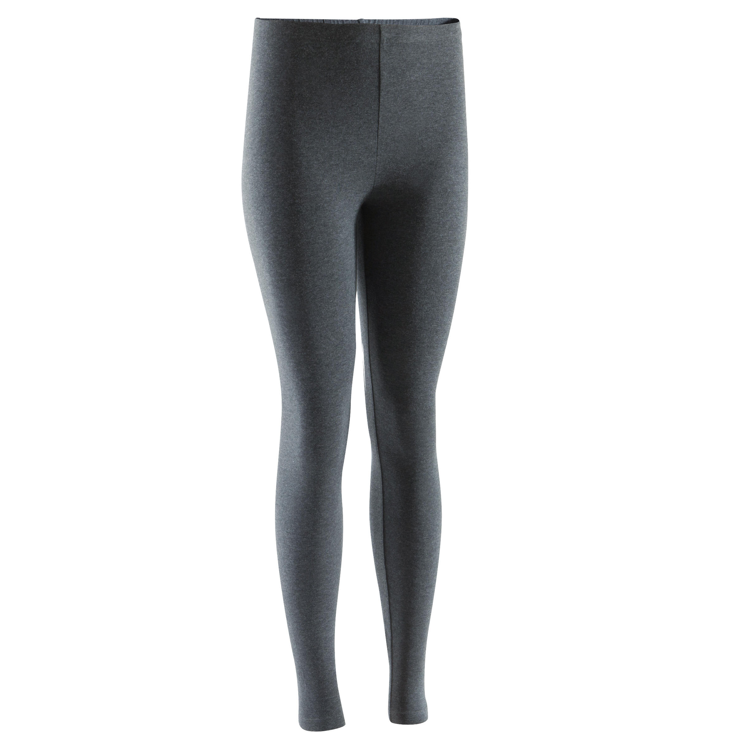 NYAMBA 100 Salto Women's Slim-Fit Stretching Leggings - Dark Grey