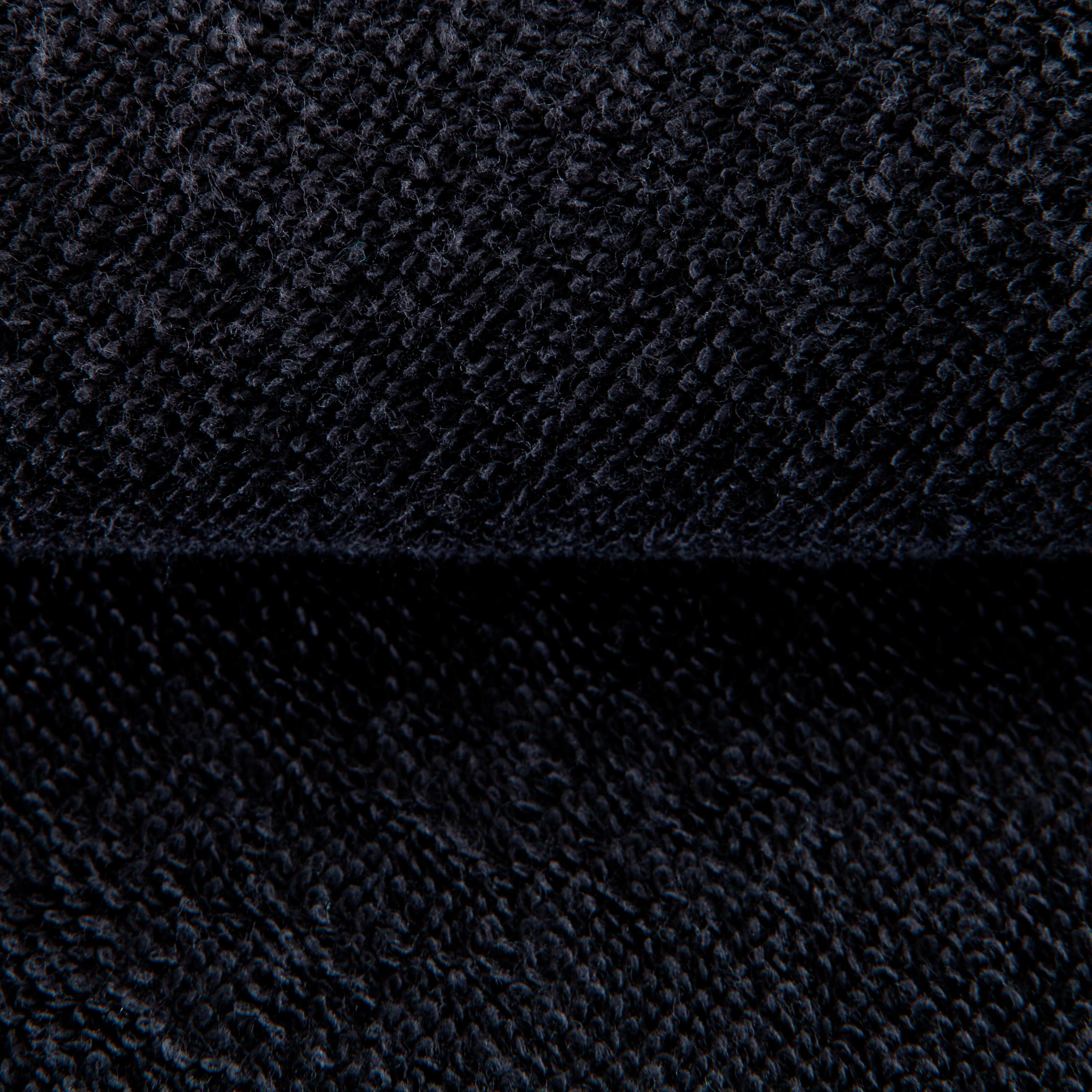 Serviette petite entraînement coton noir - DOMYOS
