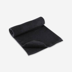 Small Cotton Fitness Towel - Black