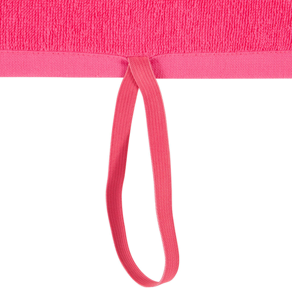 Fitness-Handtuch groß Baumwolle rosa