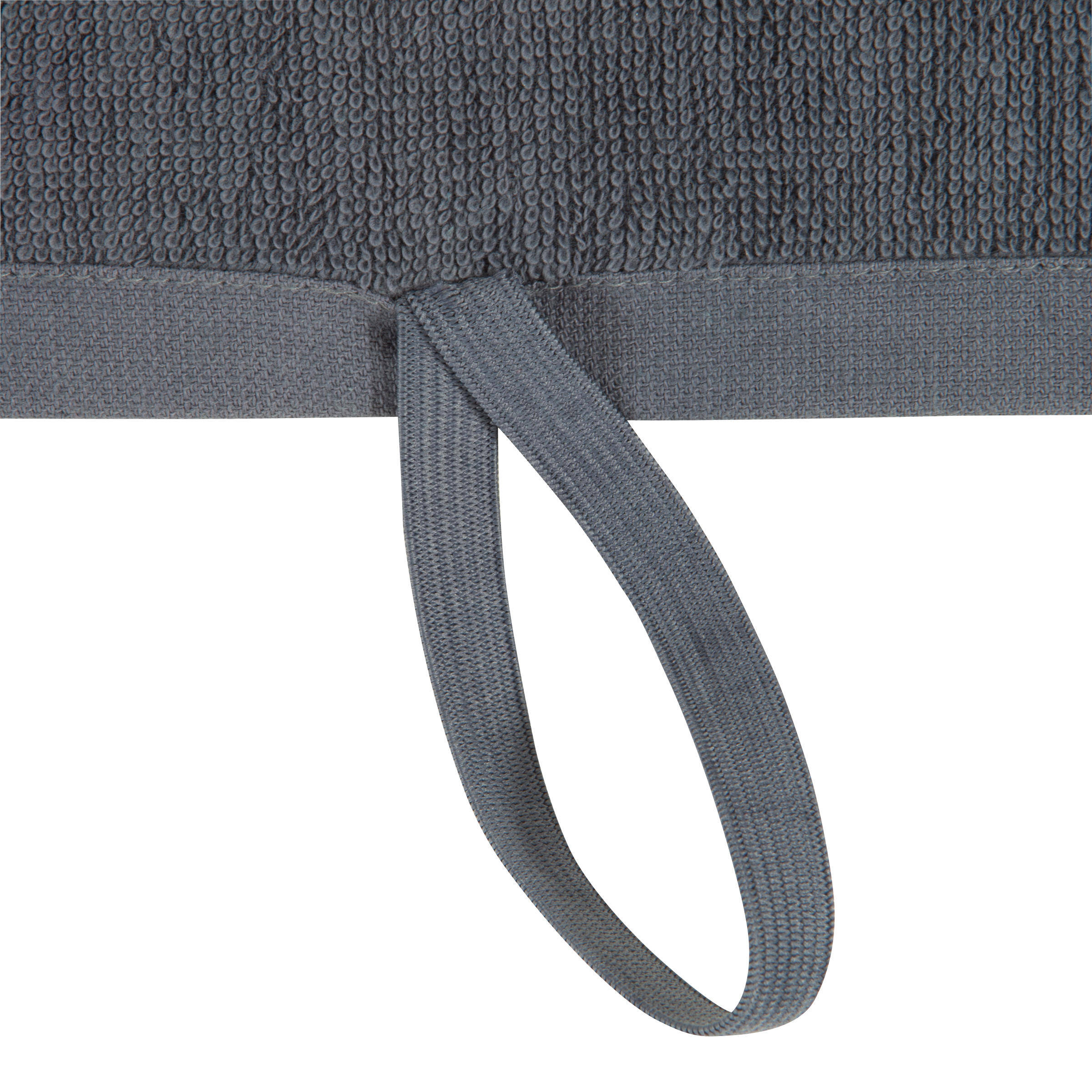 Small Cotton Fitness Towel - Grey -  4