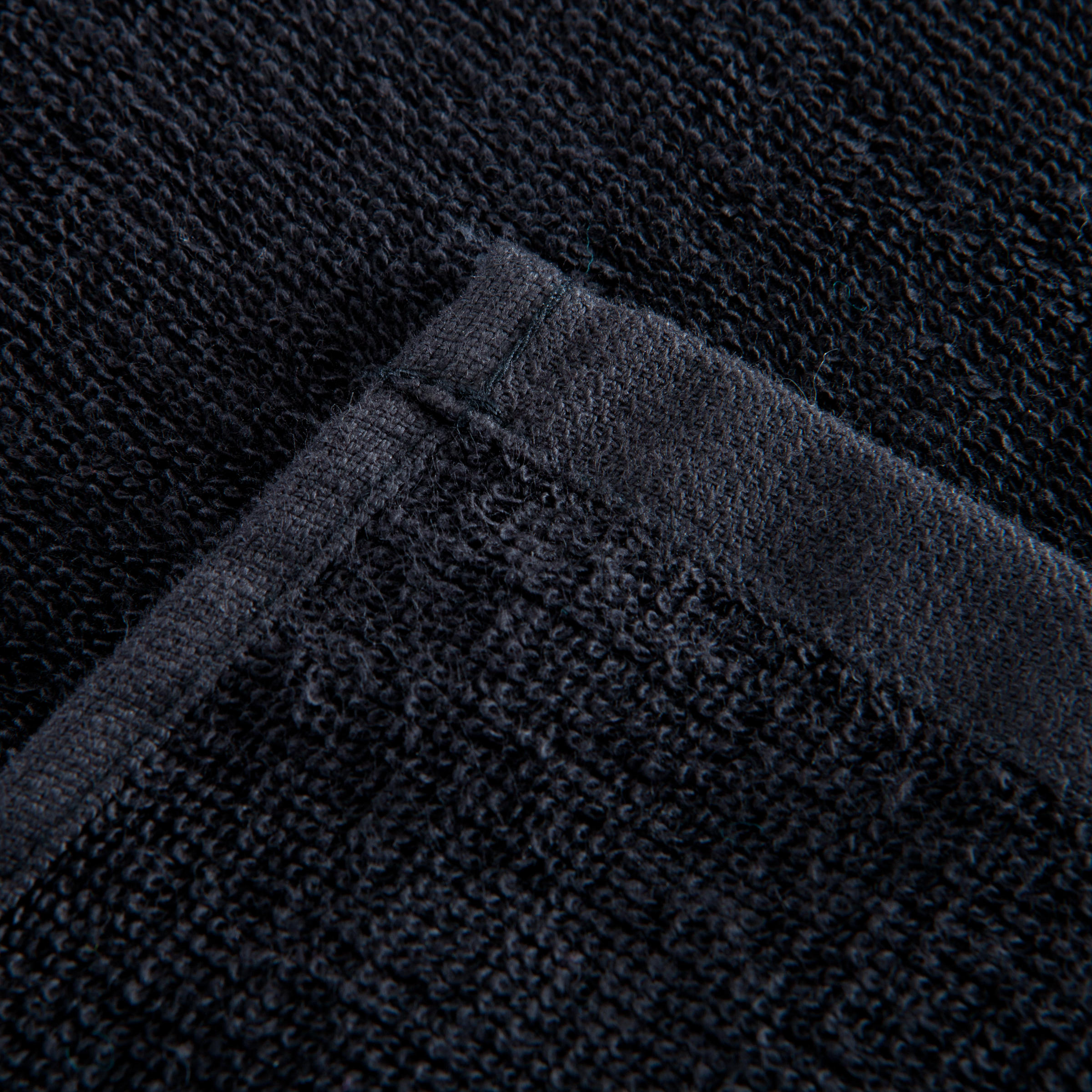 Serviette petite entraînement coton noir - DOMYOS
