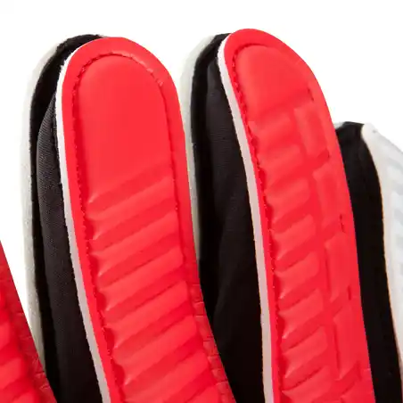F500 Adult Football Goalkeeper Gloves - Red/Black