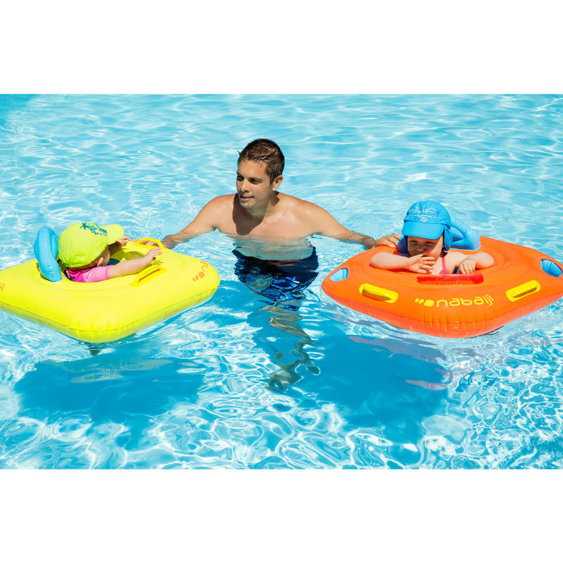 Inflatable baby seat buoy for swimming 