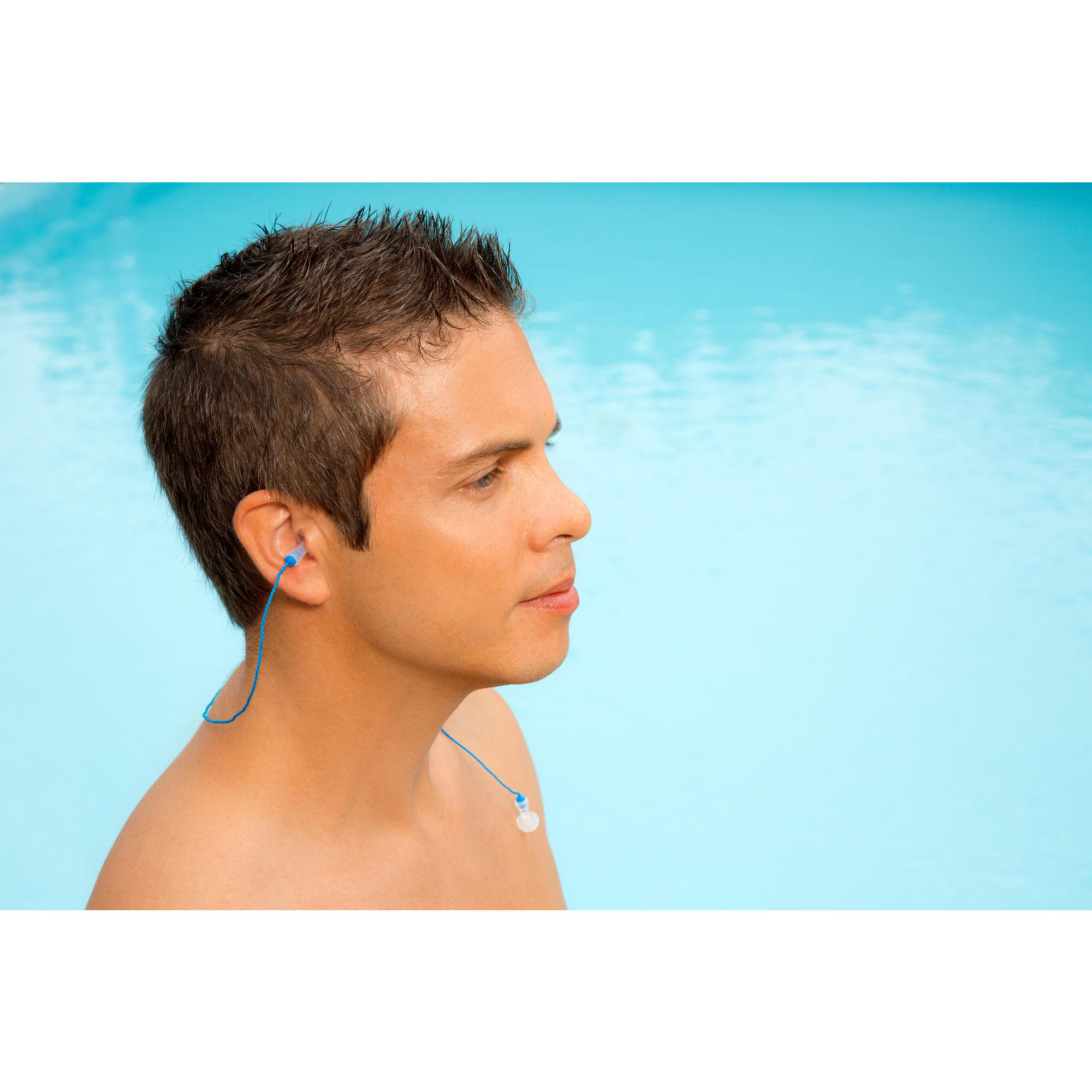 Swimming Ear Plugs with Strap - Decathlon
