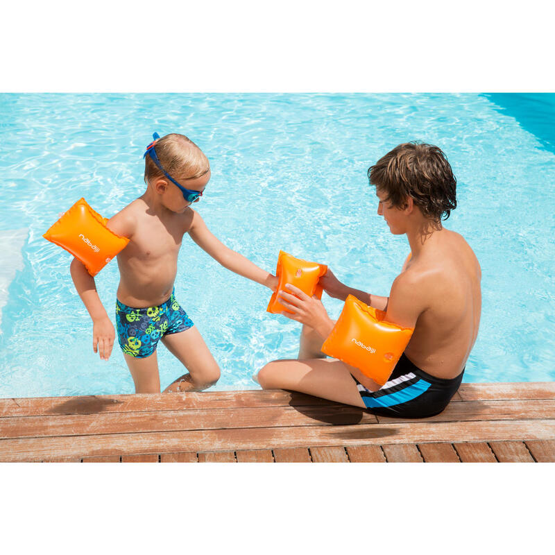 Manguitos piscina Niños Bebés 11-30 Kg naranja