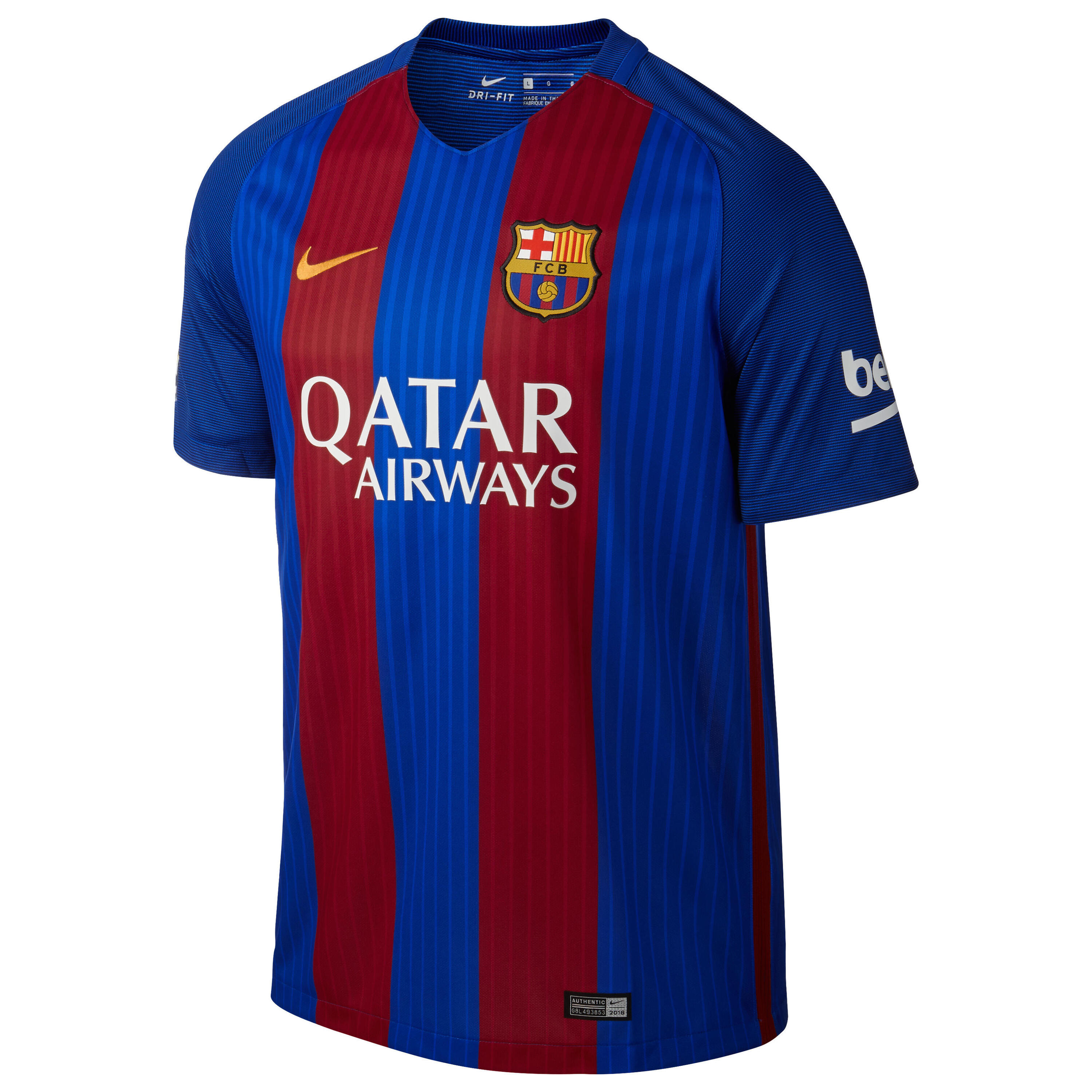 NIKE Barcelona FC Kids Football Replica Home Shirt - Blue Red