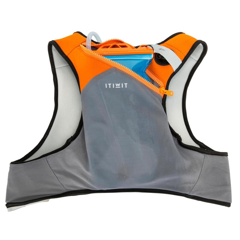 Auftriebsweste SUP/Kajak 50N - Wairo Hydratation orange