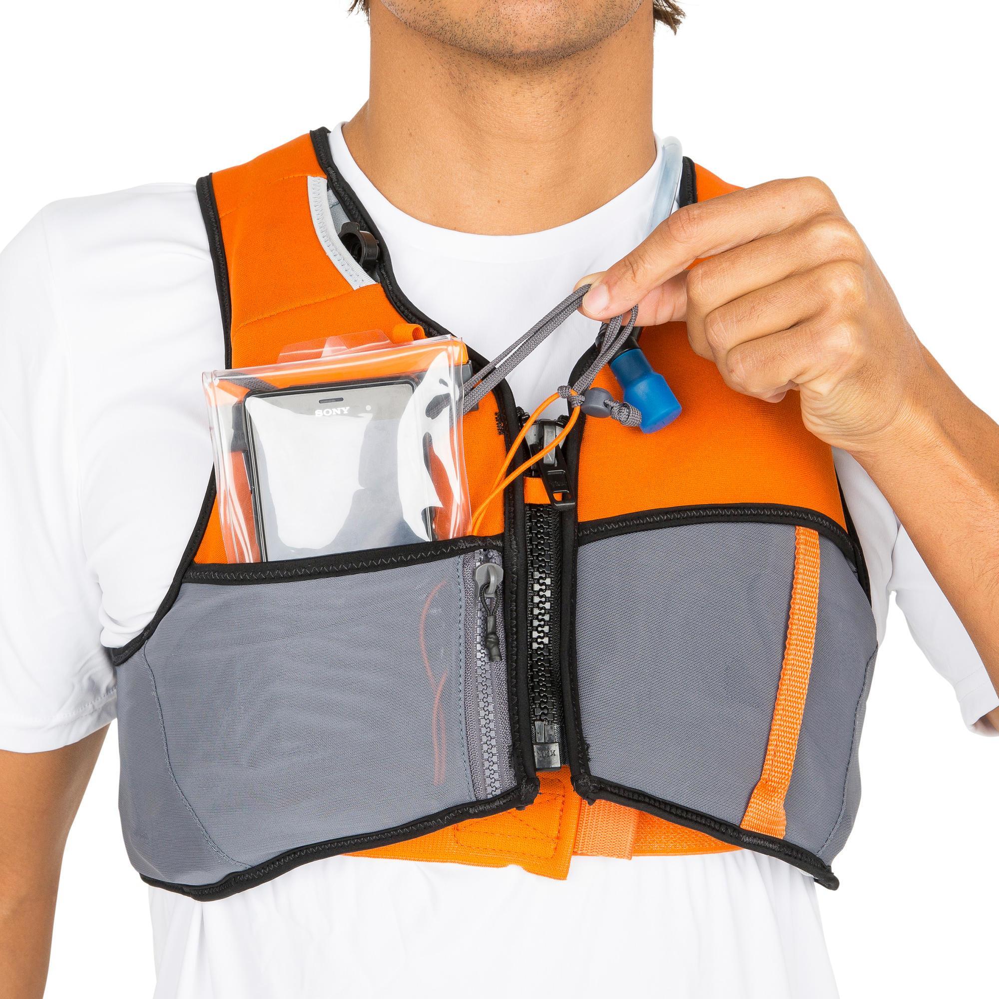 WAIRGO HYDRATION 50N ORANGE BUOYANCY VEST FOR SURF AND KAYAK