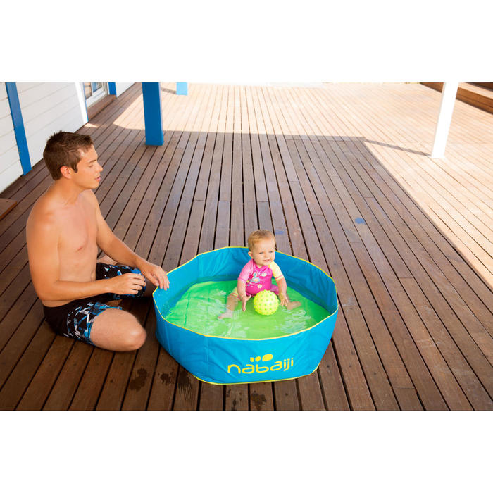Petite piscine enfant TIDIPOOL bleue avec sac de transport étanche