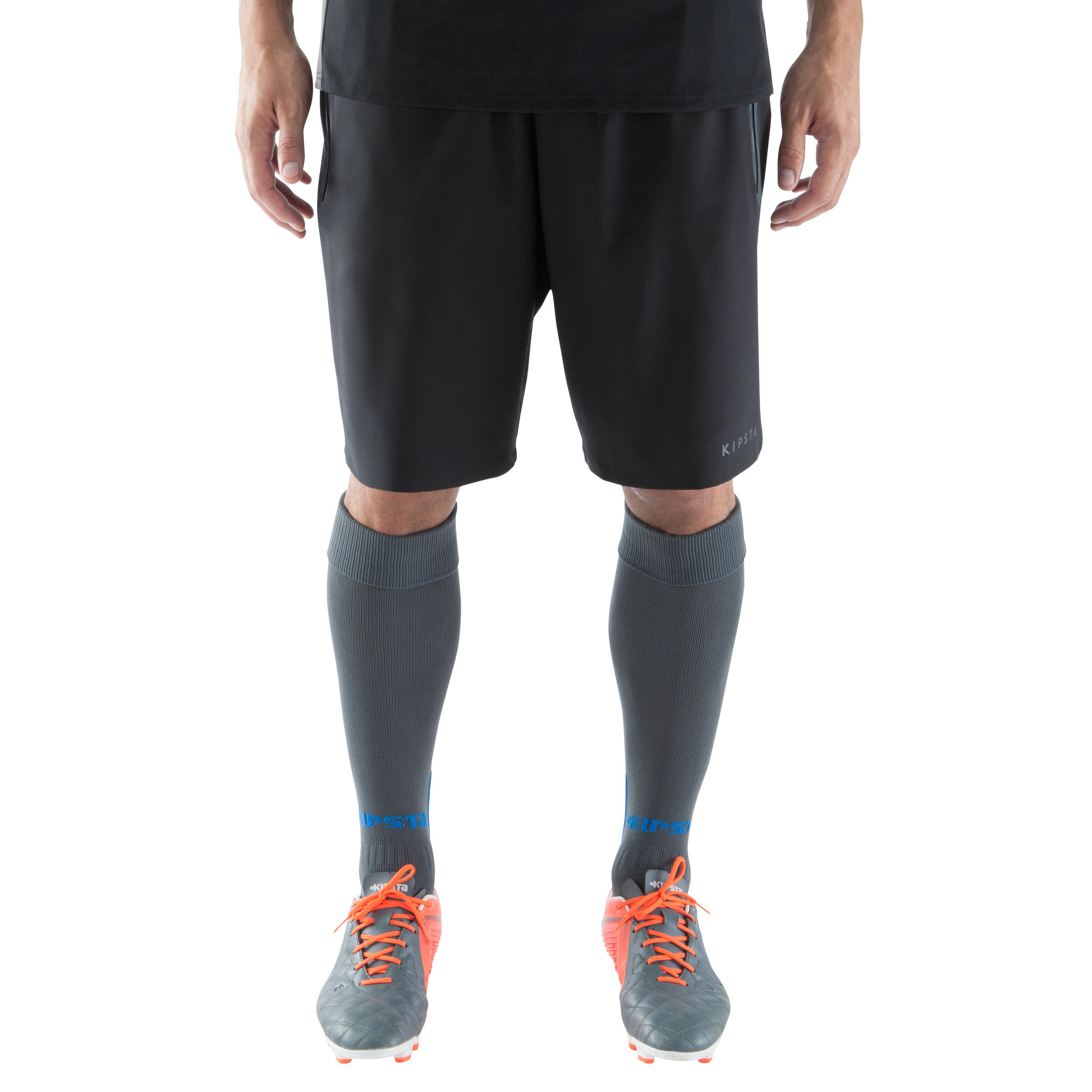 Adult Football Shorts with Zip Pockets Viralto Zip - Black 2/9