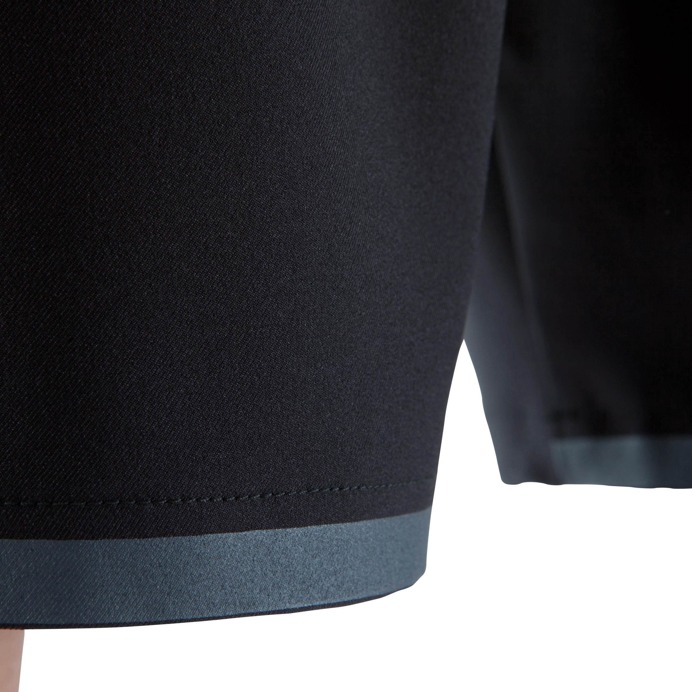 Adult Football Shorts with Zip Pockets Viralto Zip - Black 8/9