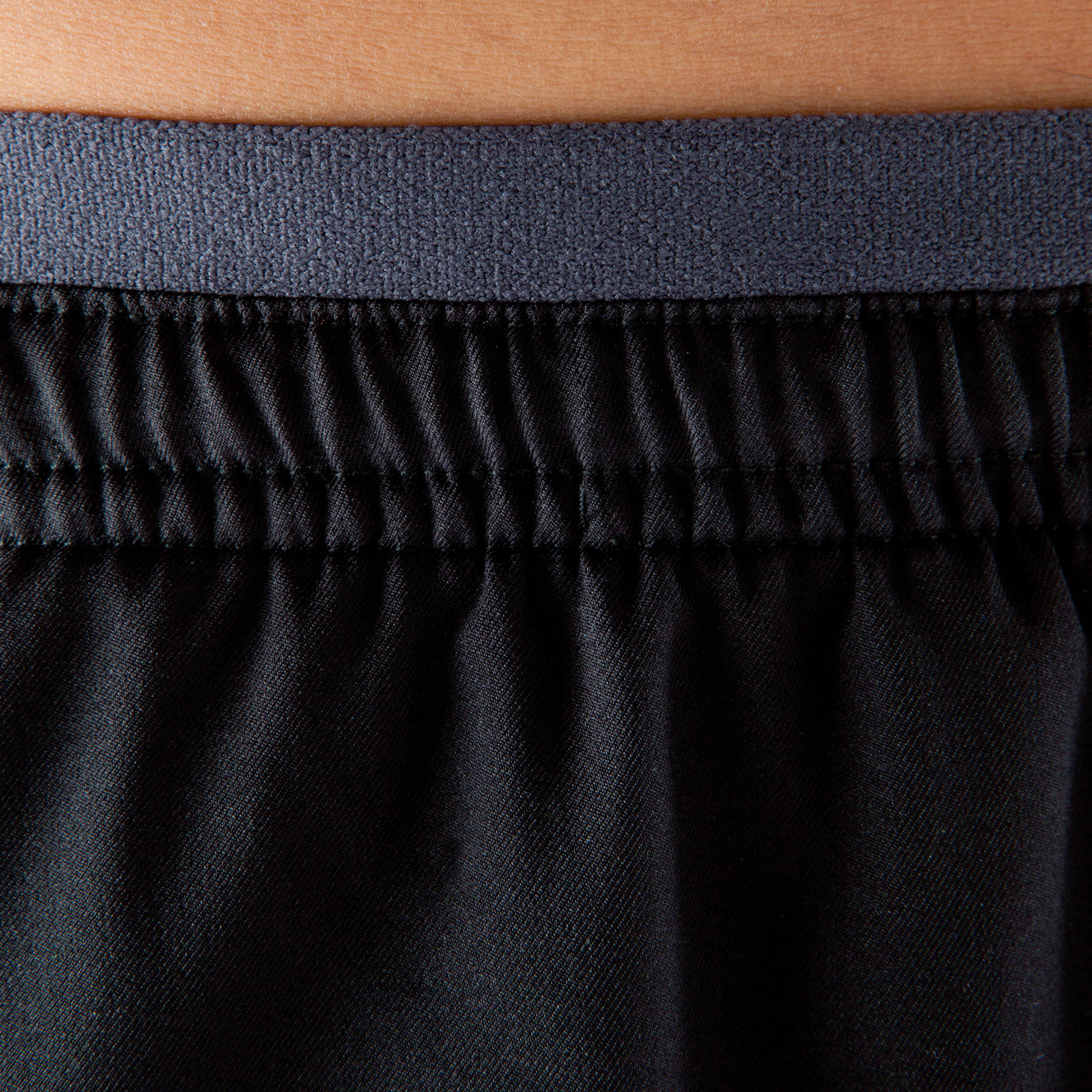 Adult Football Shorts with Zip Pockets Viralto Zip - Black 6/9