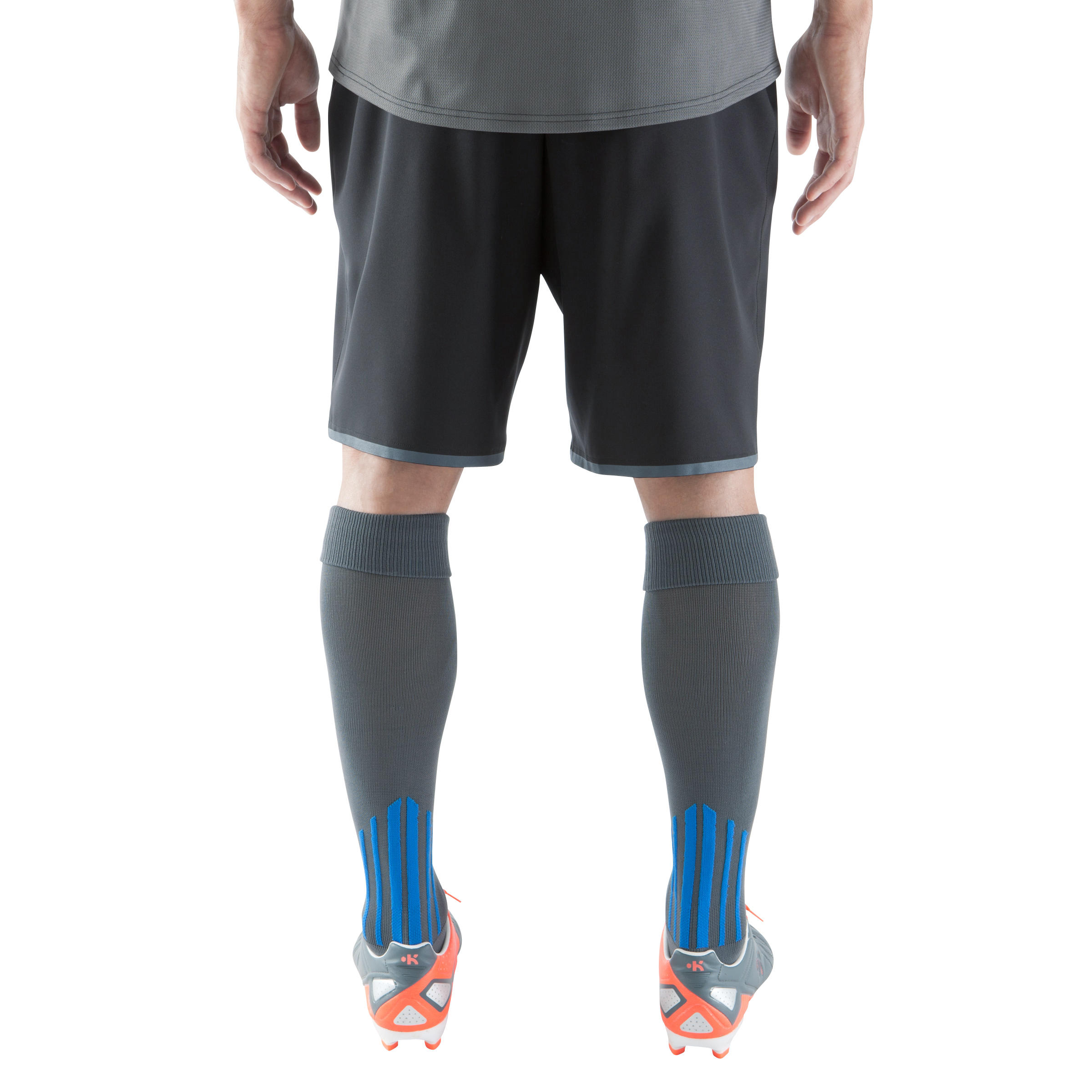 Adult Football Shorts with Zip Pockets Viralto Zip - Black 4/9