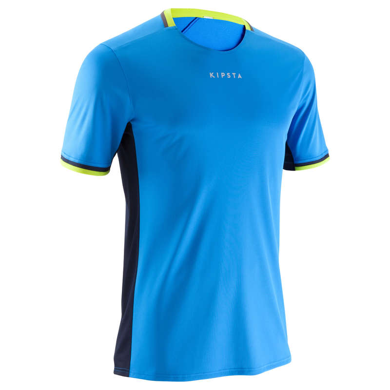 KIPSTA F500 Adult Football Shirt - Light Blue/Navy Blue...