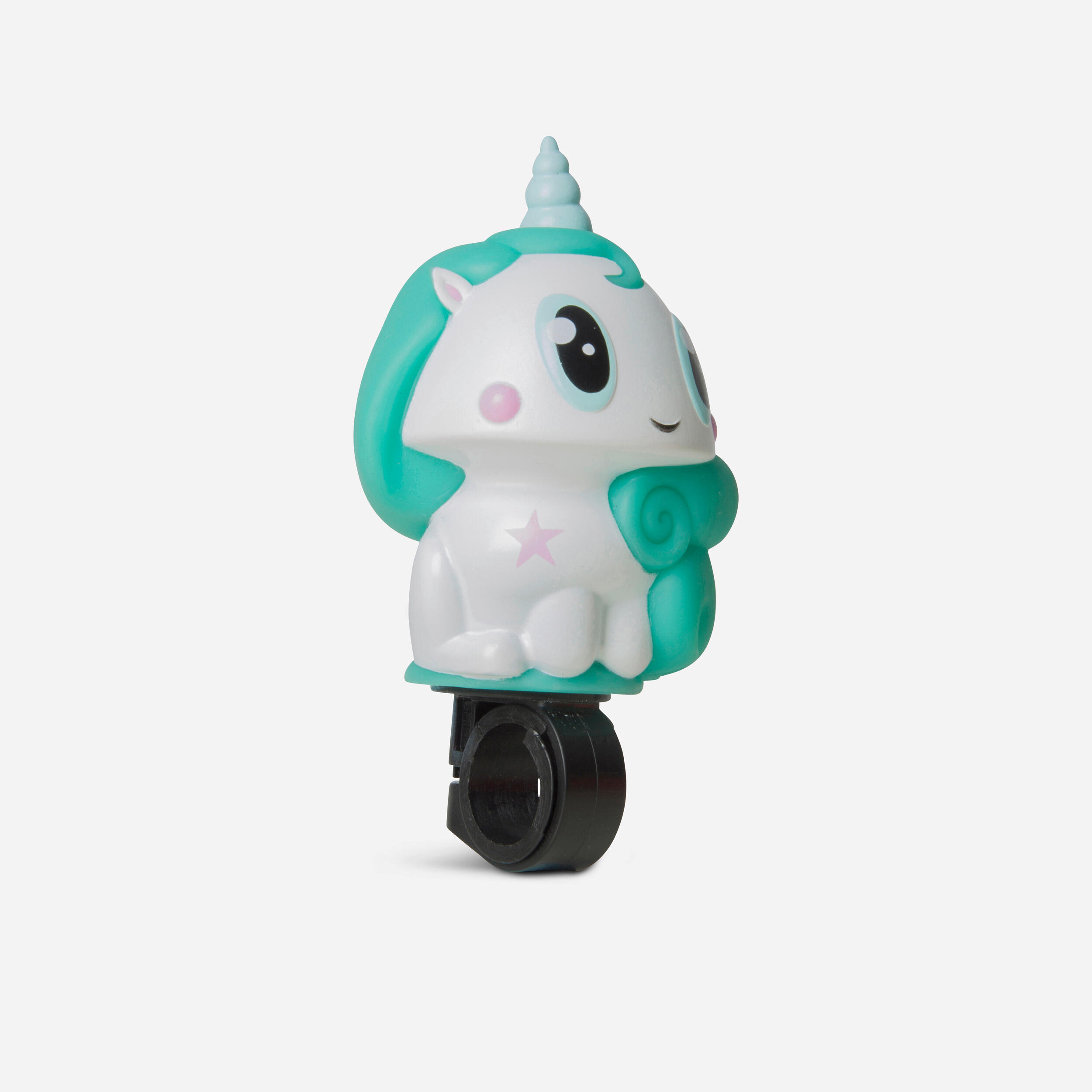 BTWIN Kids' Bike Horn Unicorn - White Unicorn