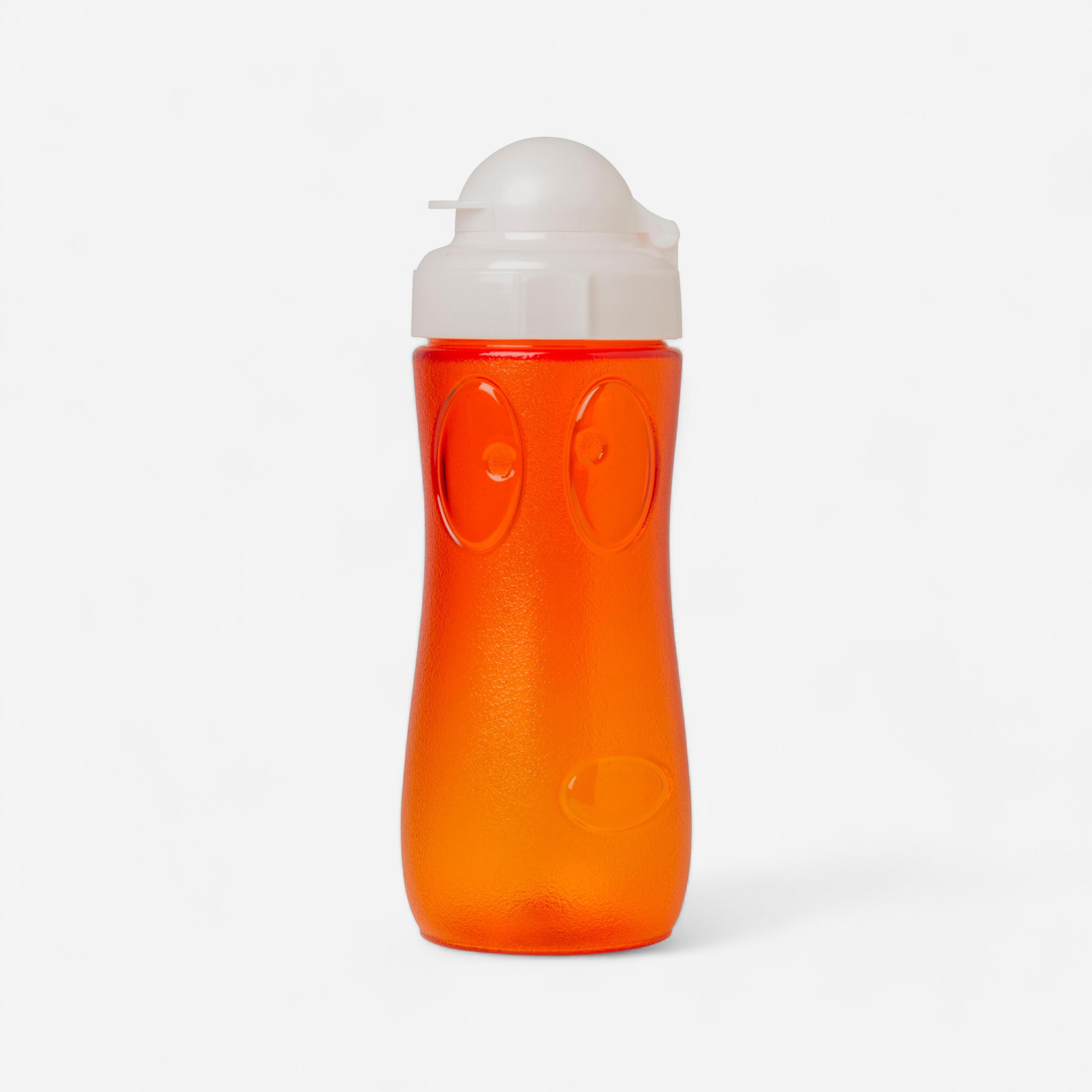 orange bike water bottle