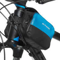 Doppel-Fahrrad-Rahmentasche 520 2 Liter blau