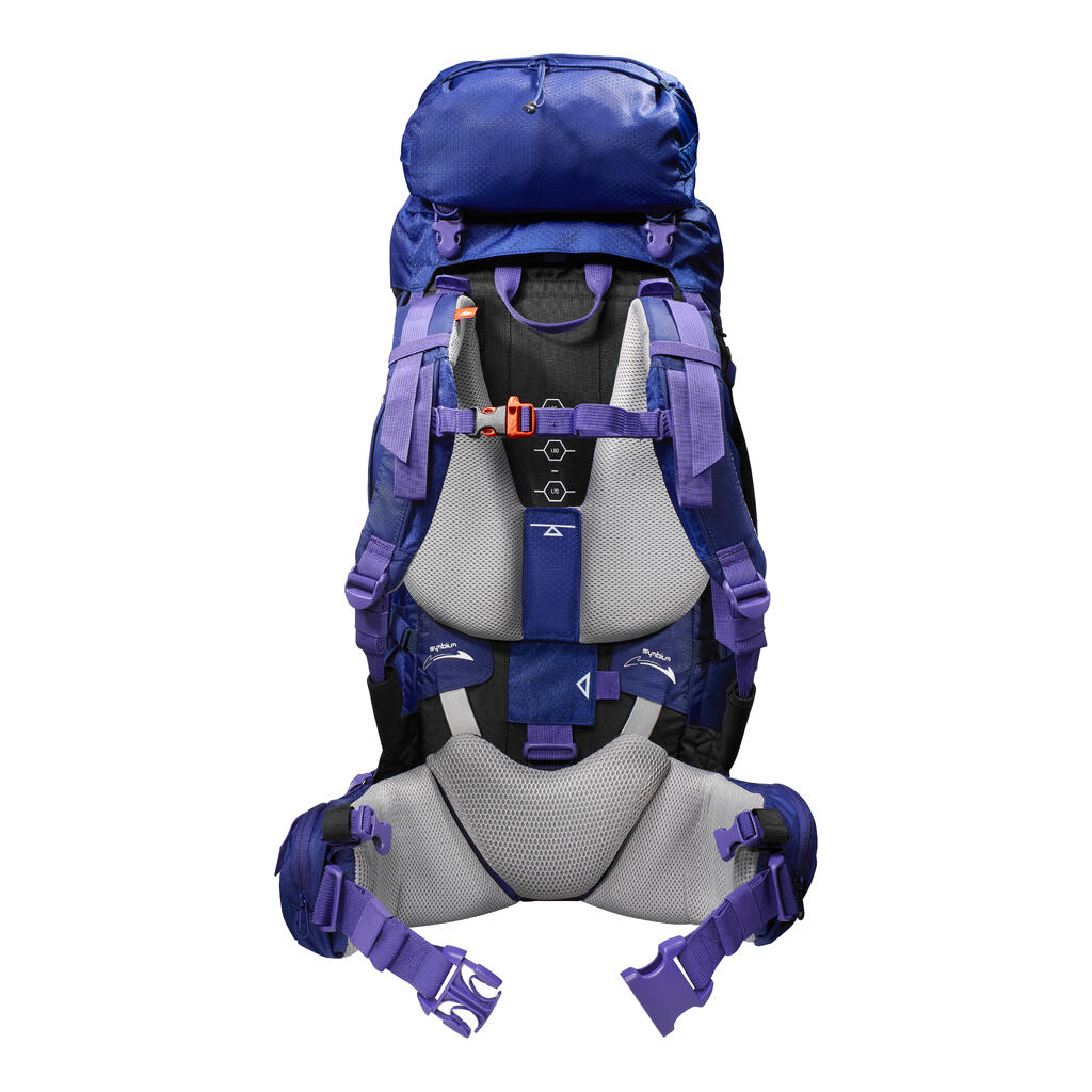 Trekkingrucksack Symbium 50+10 Liter Damen dunkelblau
