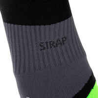 RUNNING THICK STRAP SOCKS - BLACK