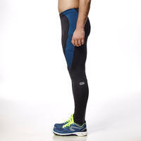 Elioplay Men's Running Tights - Black Blue Grey