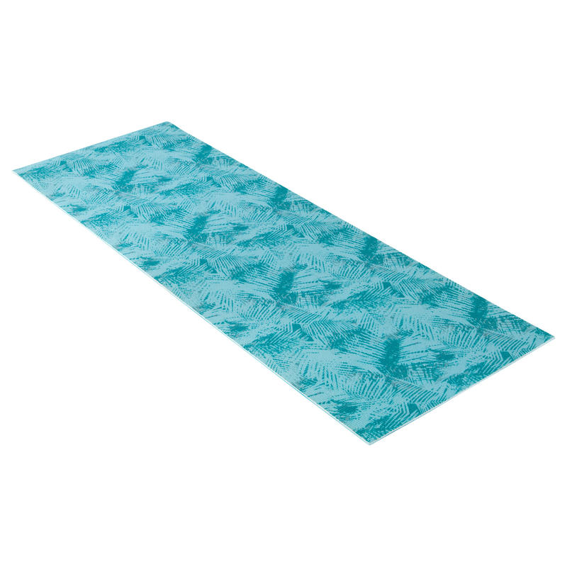 gentle yoga mat 8 mm print domyos by decathlon