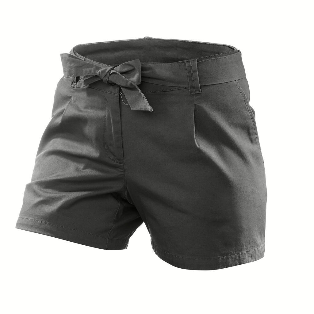 Arpenaz 100 Women's Nature Hiking Shorts - Gray