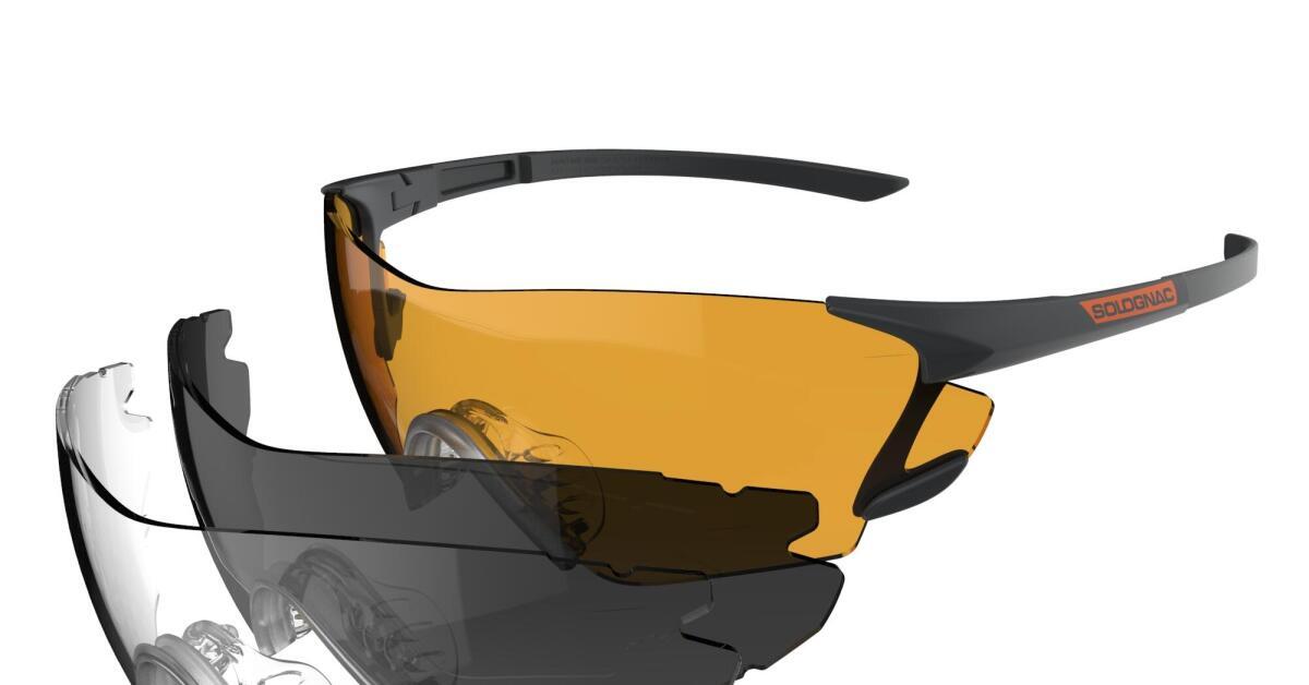 SOLOGNAC CLAY PIGEON SHOOTING GLASSES 100 PK3