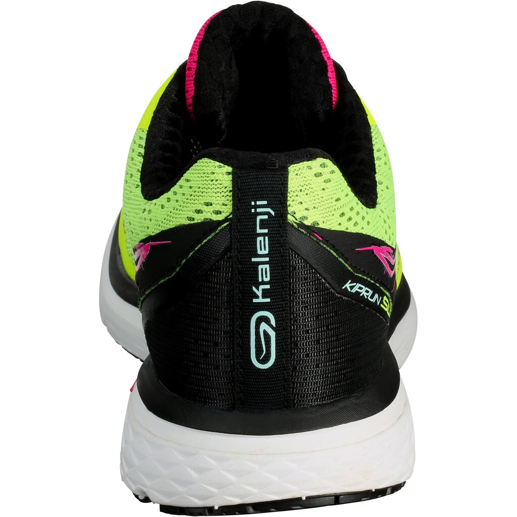 Laufschuhe Kiprun SD Damen Neutral/Pronation/Supination gelb/rosa 