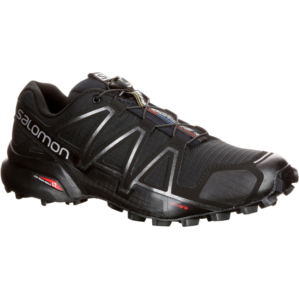 Ανδρικά Παπούτσια για Trail Salomon Speedcross 4 - Μαύρο