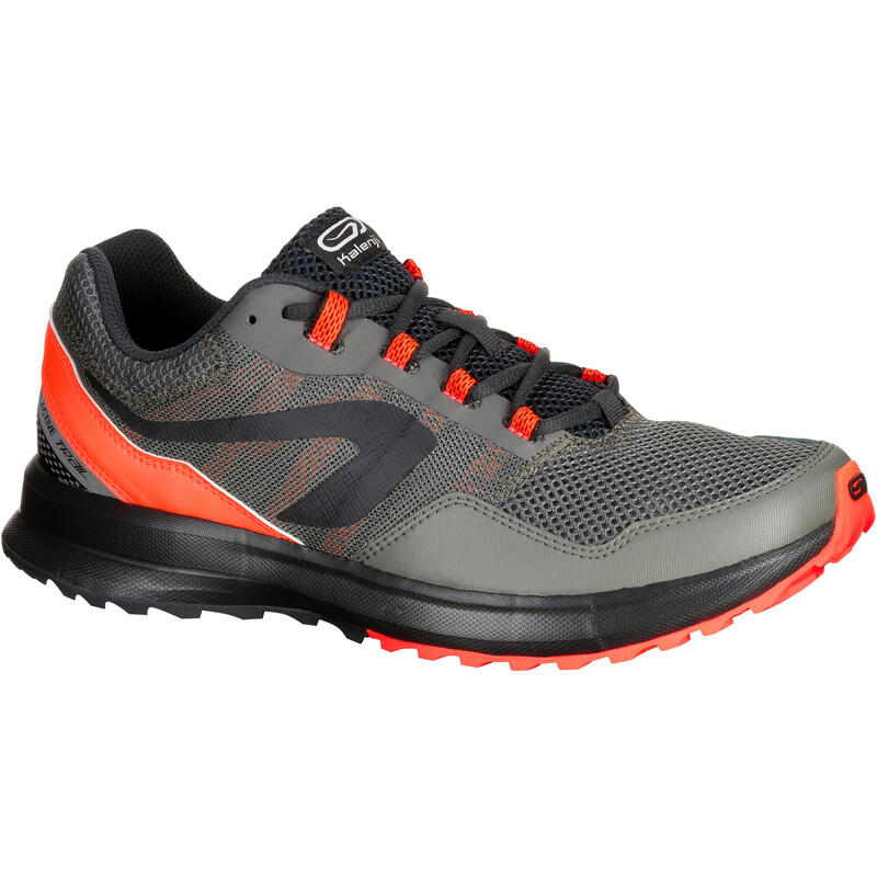 CHAUSSURE JOGGING HOMME RUN ACTIVE GRIP KAKI ROUGE