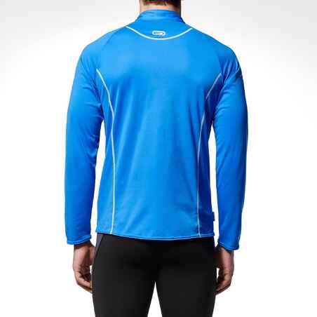 Run Warm Men's Running Long-sleeved T-Shirt - Blue