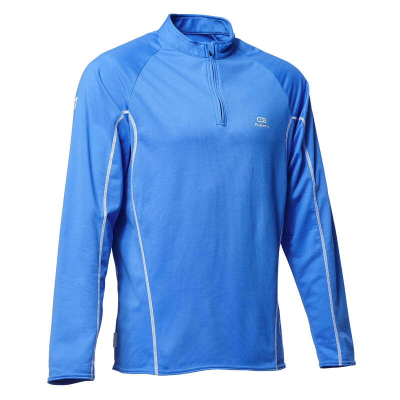 OCCASIONAL MAN JOG COLD WEATHER CLOTHES - Run Warm Men's LS T-Shirt KALENJI