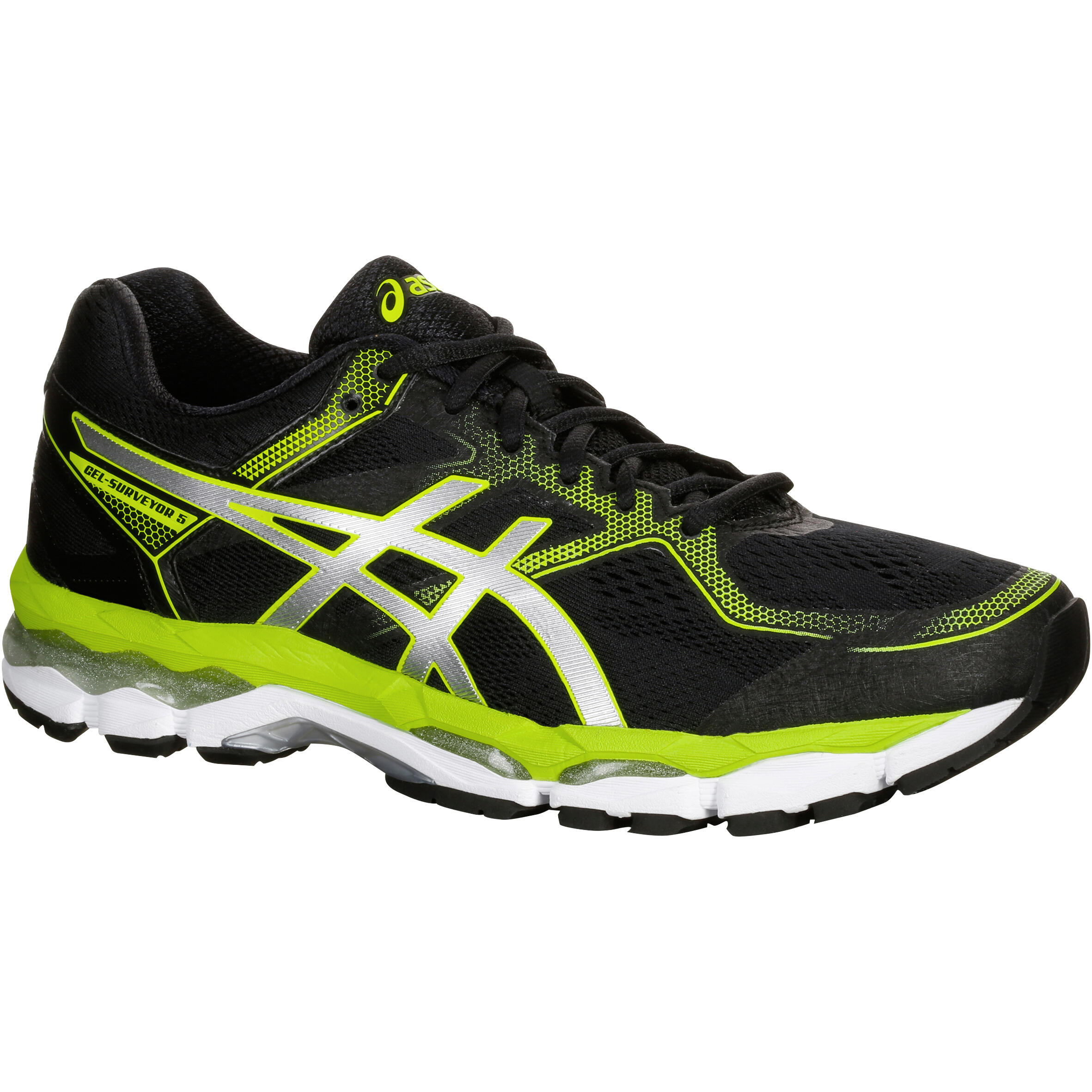 asics noir jaune