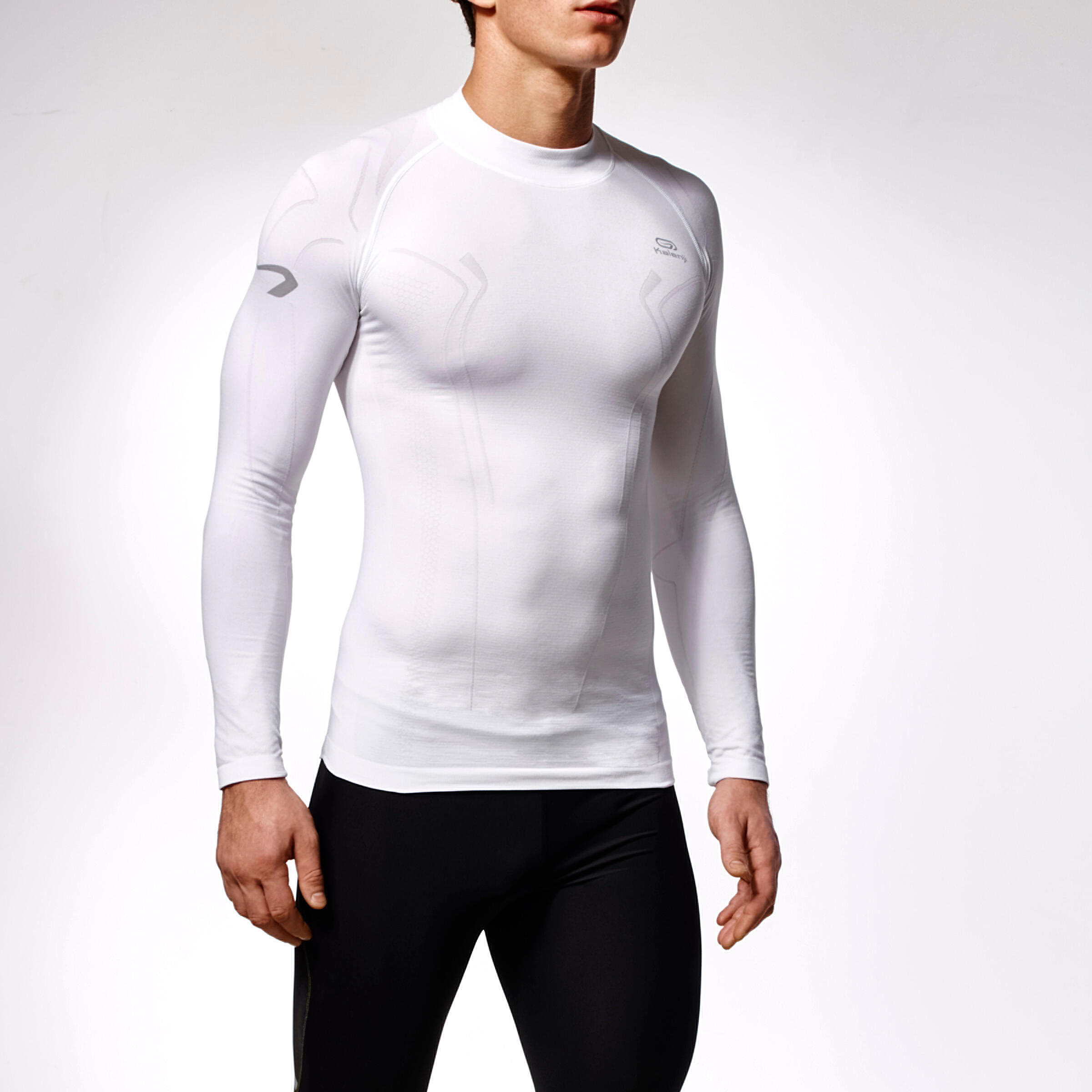 Men's Kiprun Fit Running Jersey - white 2/9