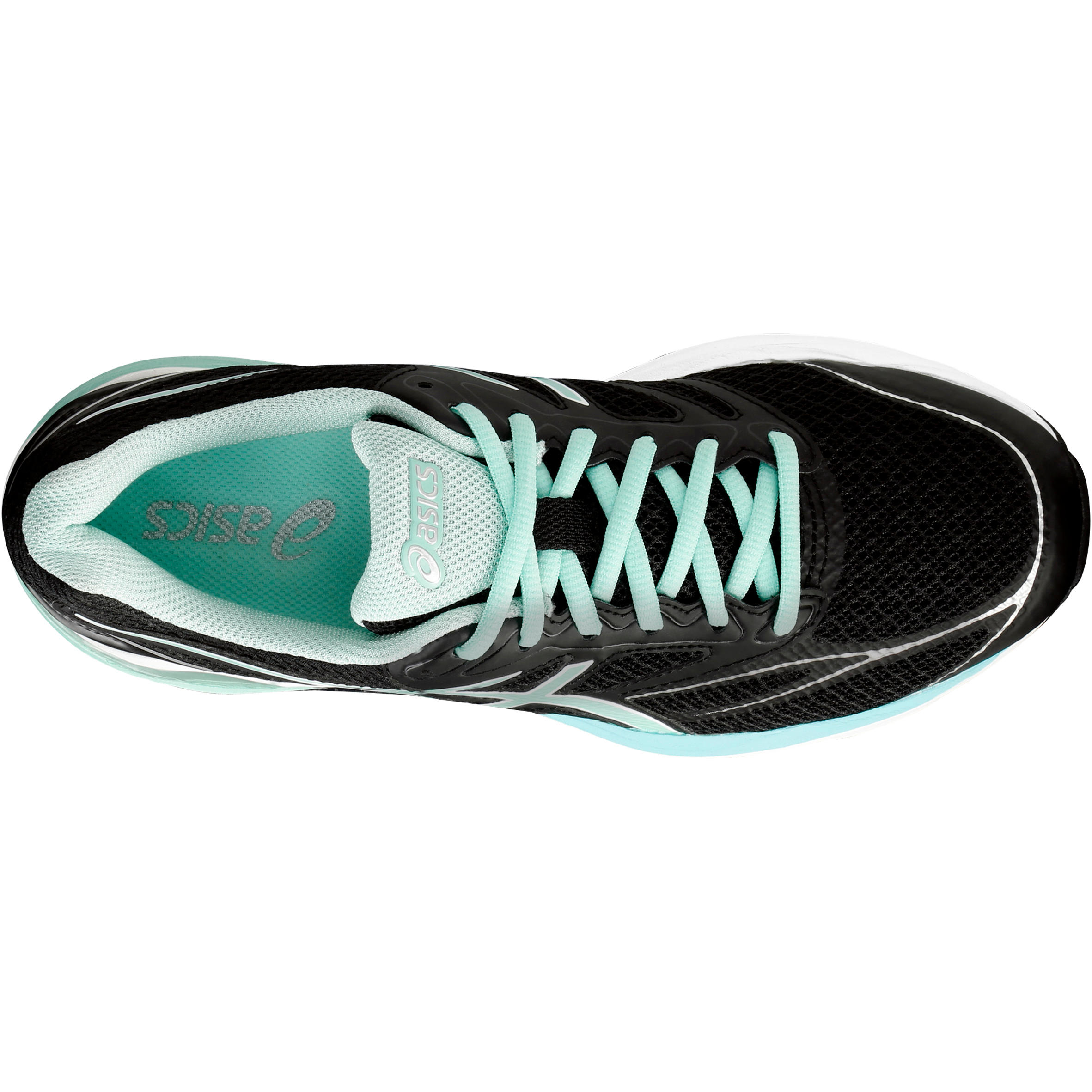 Zapatillas de running mujer ASICS GEL PULSE 8 negro azul Decathlon