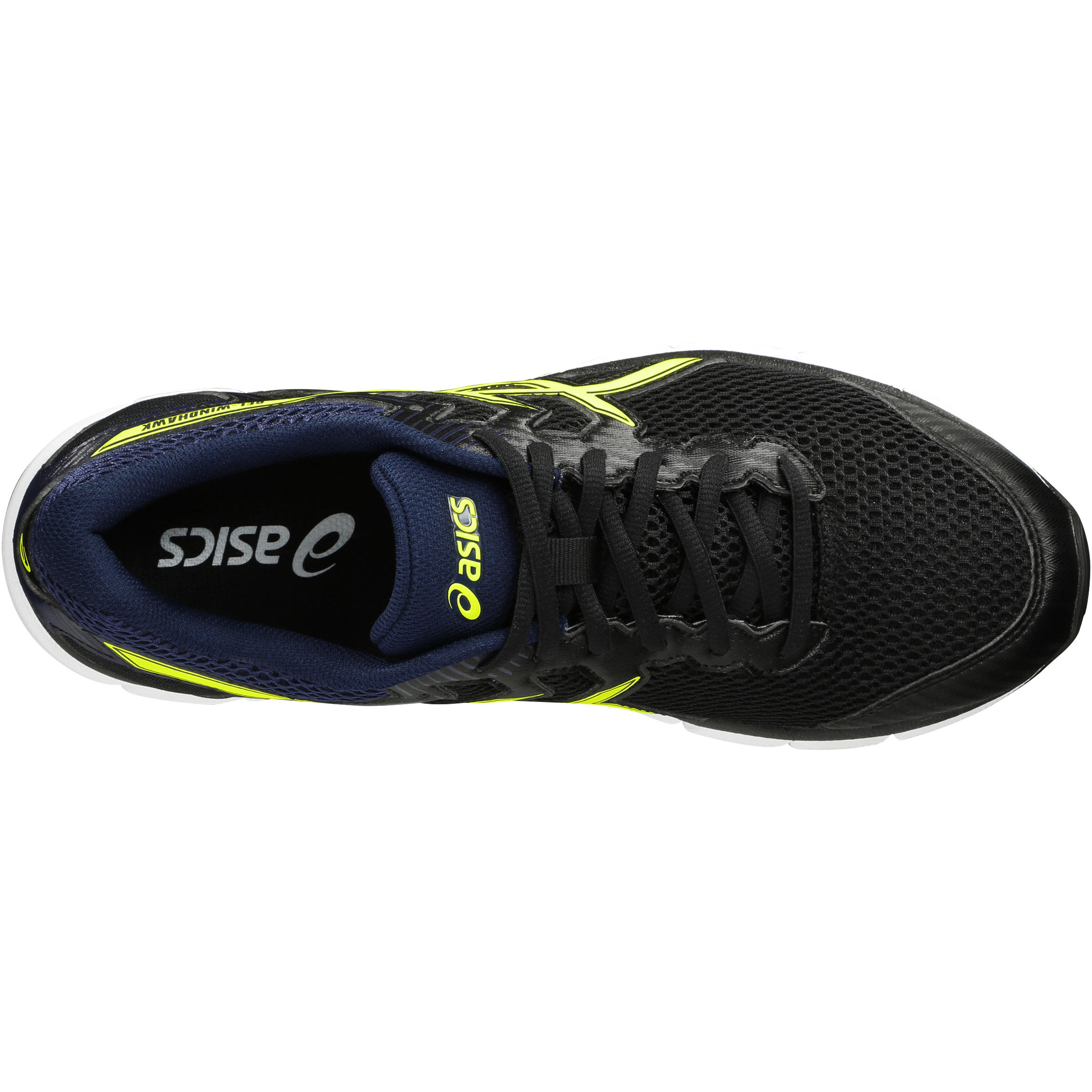 ASICS GEL WINDHAWK men's running shoe black yellow ASICS | Decathlon