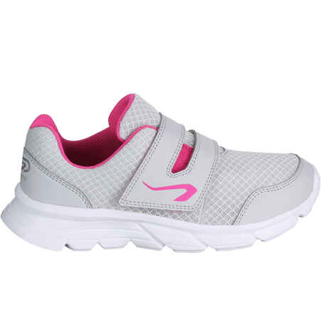 EKIDEN ONE CHILDREN'S ATHLETICS SHOES GREY AND PINK