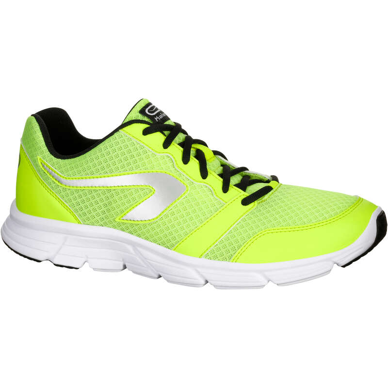 KALENJI Run One Plus Men's Running Shoes Yellow Decathlon