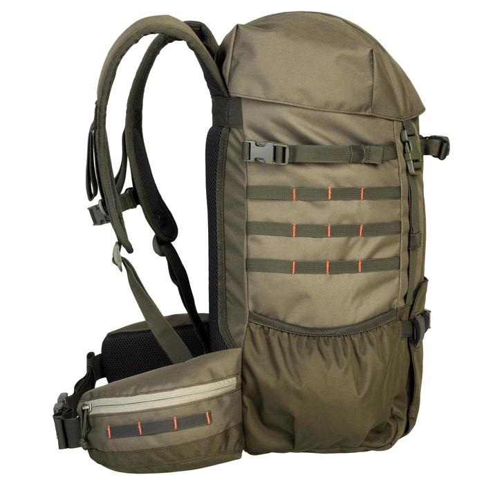Jagd Rucksack XAccess 30 l Ansitz khaki Solognac DECATHLON