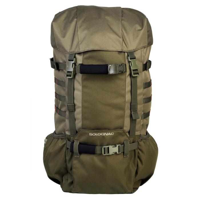 Jagd Rucksack XAccess 30 l Ansitz khaki Solognac DECATHLON